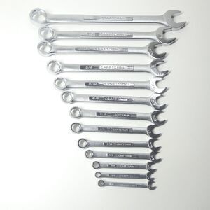 Craftsman USA Combination Wrenches Lot of 13 - 1/4 to 1 Inch VV Series SAE